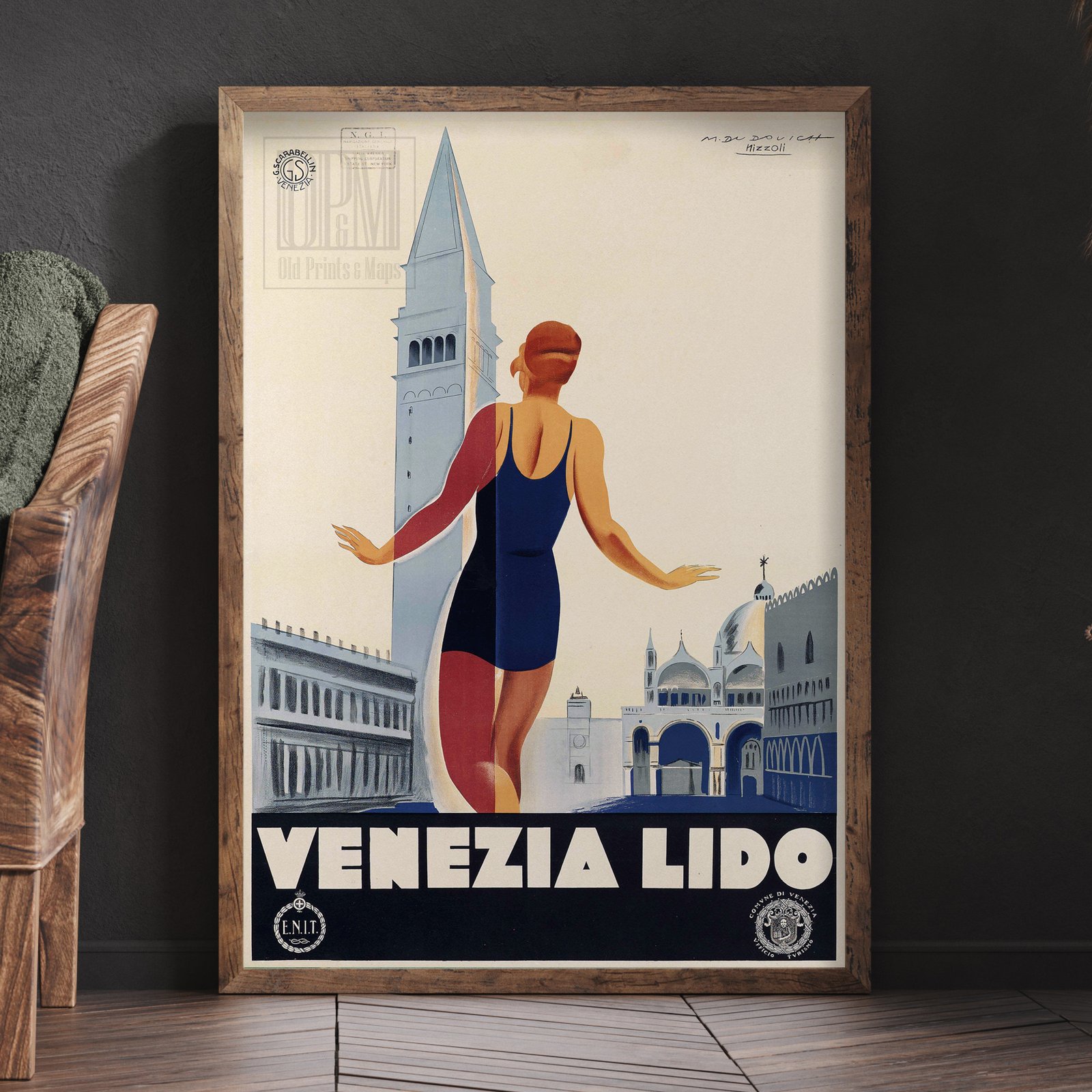 Venezia Lido | Dudovich & Nizzoli | 1930 | Vintage Travel Poster